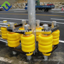 Different sizes safety rolling barrier for highway using